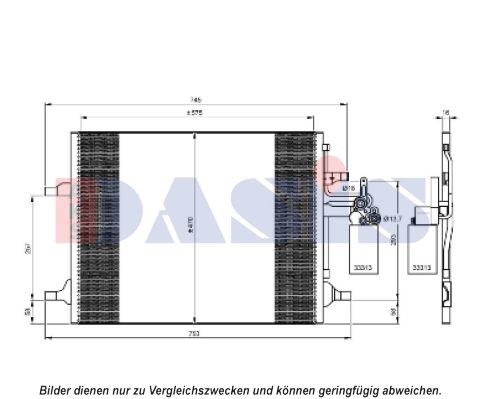 AKS DASIS Lauhdutin, ilmastointilaite 222012N